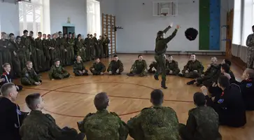 В Кропоткинском казачьем кадетском корпусе имени Г.Н.Трошева прошла казачья ярмарка