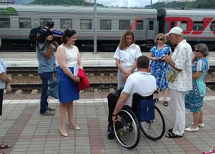 Благодаря усилиям ОНФ вокзалы Краснодарского края стали наиболее доступными для инвалидов