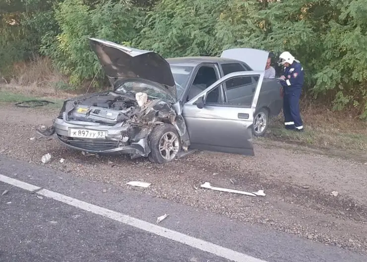 В Кавказском районе в дорожной аварии пострадал ребенок