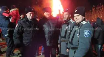 В Кавказском районе общественники ознакомились с работой стражей порядка во время крещенских мероприятий