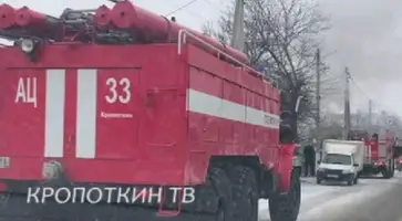 В пожаре в Кропоткине погиб хозяин дома