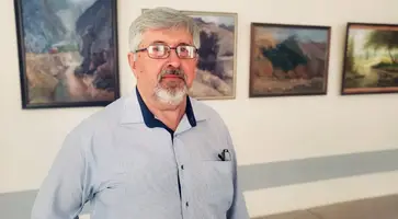 В художественной школе Кропоткина открылась выставка известного кубанского художника
