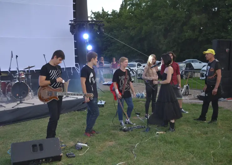 В Кропоткине прошел рок-фестиваль «Точка отрыва»