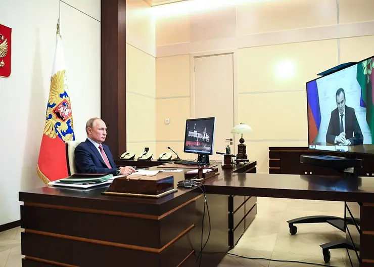 Путин поддержал Кондратьева на выборах губернатора Краснодарского края