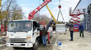 Строительство многофункционального спортивного комплекса в станице Казанской и Центра единоборств в городе Кропоткине вышло на завершающую стадию