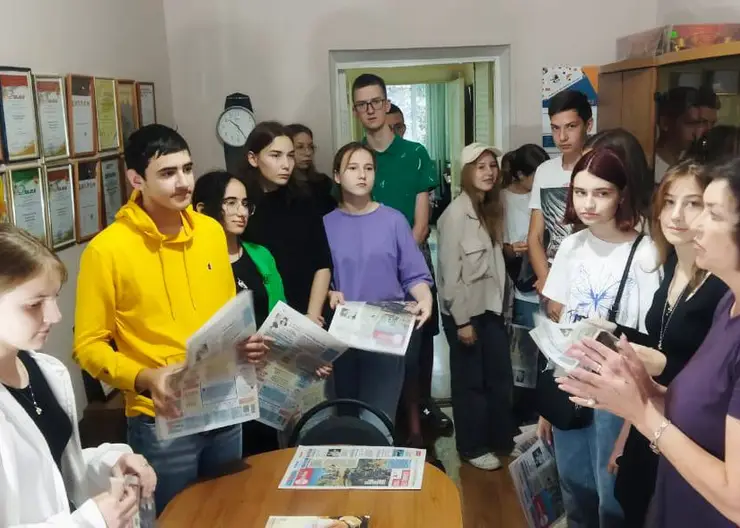 Сегодня редакция газеты «Огни Кубани» встречала гостей