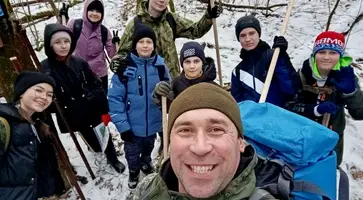 Школьники отметили День освобождения Кавказского района турпоходом длиной в 13 километров