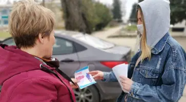 Волонтеры Дмитриевского сельского поселения призвали жителей к здоровому образу жизни