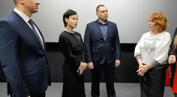 Татьяна Очкаласова и Сергей Болдин побывали в новом зале кинотеатра «Мир»