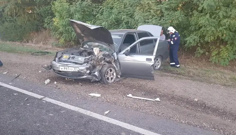 В Кавказском районе в дорожной аварии пострадал ребенок