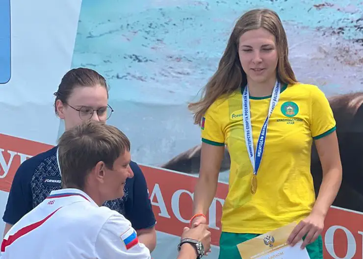 Спортсменка из Кропоткина завоевала «золото» Чемпионата России по подводному спорту
