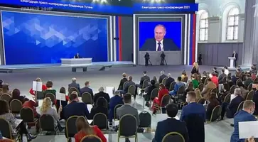 Самое важное с пресс-конференции Путина за первые два часа