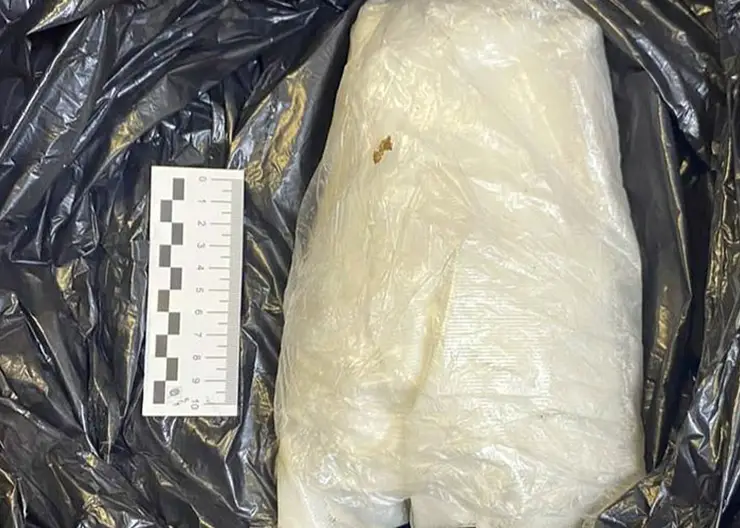 Около килограмма синтетических наркотиков изъяли у наркокурьера транспортные полицейские на станции Кавказская