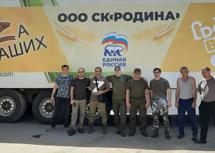 Неравнодушные предприниматели Краснодарского края лично отвезли гуманитарный груз на Донбасс