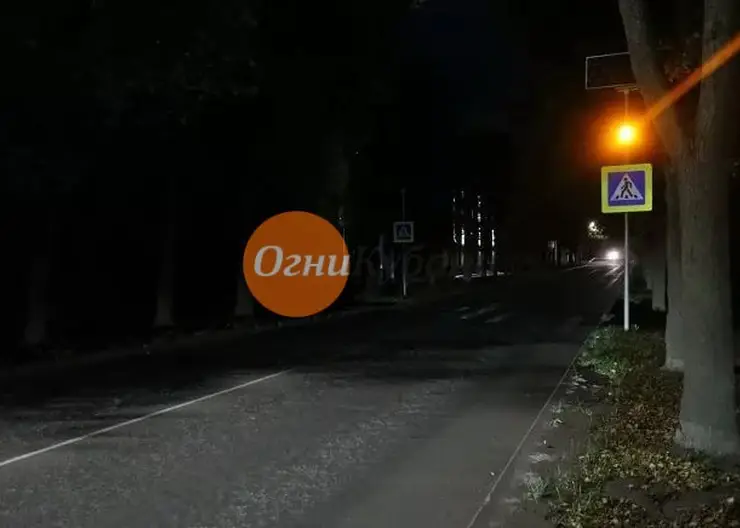 Жители поселка «Виктория» города Кропоткина жалуются на качество уличного освещения