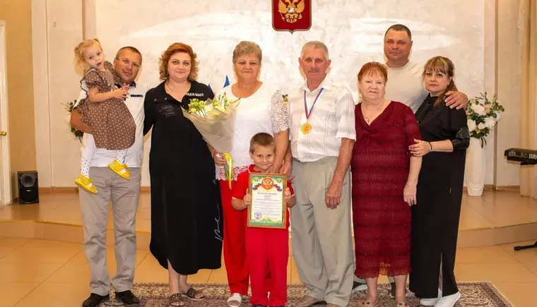 Супруги Кротенко из Кропоткина сыграли «золотую» свадьбу