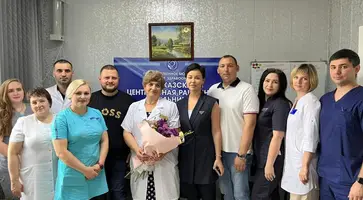 Работники центральной районной больницы принимали поздравления с профессиональным праздником