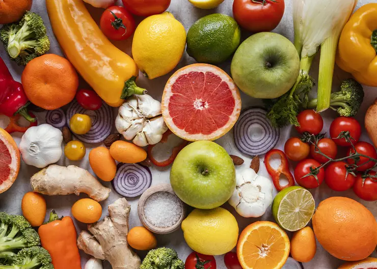 Овощи и фрукты — это источник здоровья человека, молодости и красоты