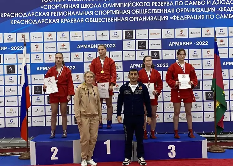Кропотчанка заняла первое место в соревнованиях по самбо