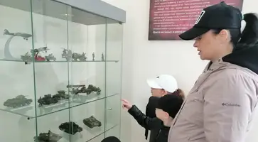 В День Победы в Кропоткинском музее была открыта выставка военной техники