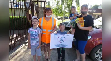 В Кавказском районе полицейские и общественники провели акцию под девизом «Снижаем скорость – сохраняем жизнь»