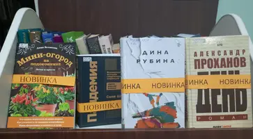 В городской библиотеке имени А.В.Луначарского книжное поступление