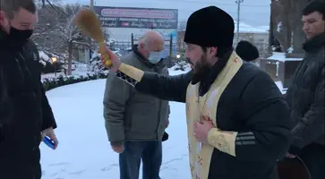 Сегодня, в день Крещения Господня, в Свято-Покровском соборе города Кропоткина провели чин Великого освящения воды