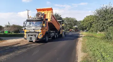 В станице Кавказской отремонтировано более одного километра дорог