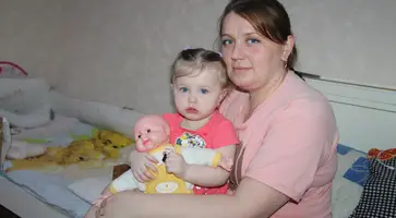 Оксана Козинская беженка из Харьковской области на Кубани родила ребенка и узаконила брак