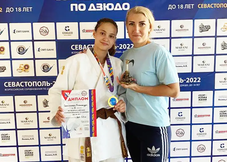 Кропоткинская дзюдоистка удостоилась первого места на Всероссийских соревнованиях