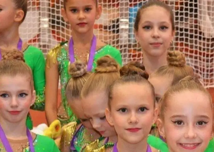 Юные гимнастки из Кропоткина одержали победу в спортивном турнире