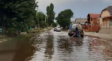 В Кропоткине ликвидируют последствия ливня