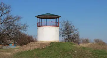 Много лет бездействующую водонапорную башню в станице Кавказской превратили в смотровую площадку