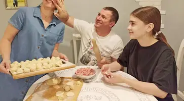 Семья Блиновых из станицы Кавказской любит готовить вместе