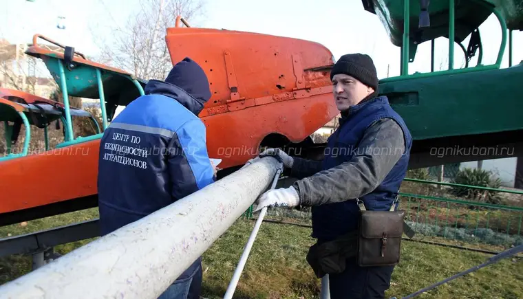 Аттракционы городского парка культуры и отдыха проверили на безопасность