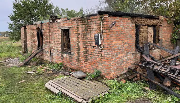 В станице Темижбекской в пожаре погиб мужчина