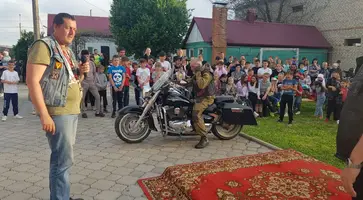 Мотопробег, посвящённый Пасхе и Дню Победы в станице Казанской