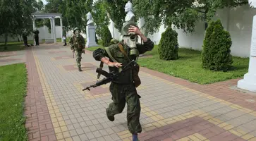 Казачата померились силами в военно-патриотической игре