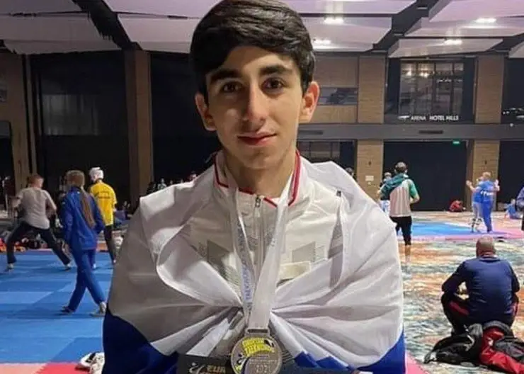 Юный спортсмен из Кропоткина завоевал серебряную медаль первенства Европы