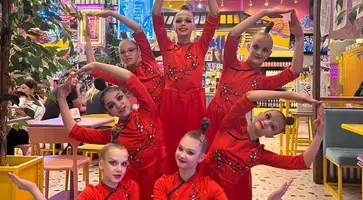 Кропоткинские гимнастки выступили на юбилее художественной гимнастики края
