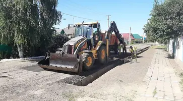 В станице Кавказской по улице К.Маркса начался капитальный ремонт дорожного полотна