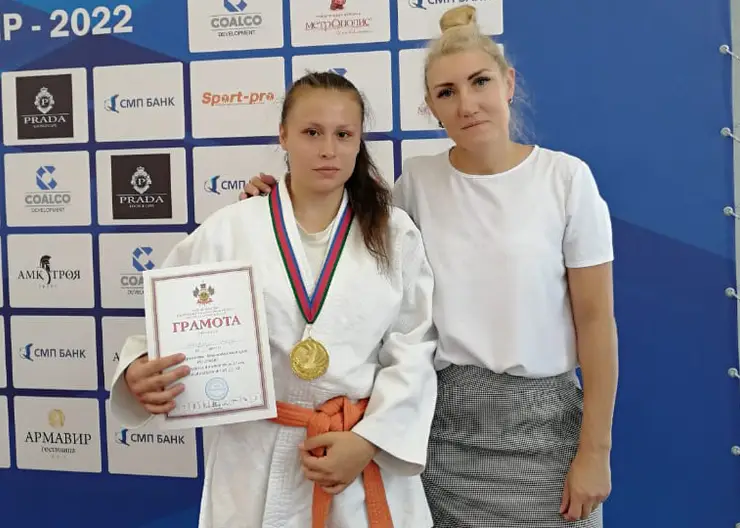 Дзюдоистка из Кропоткина победила в краевых соревнованиях
