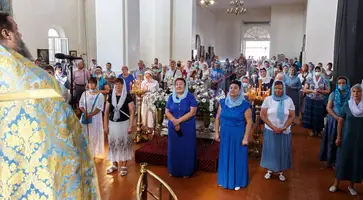 В воскресенье, в праздник Успения Пресвятой Богородицы, приход Покровского собора отметил престольный день левого придела храма