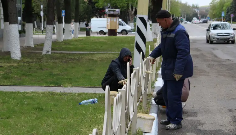 В Кропоткине идет генеральная уборка