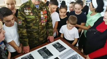 Школьники Кропоткина узнали об Афганской войне из первых уст