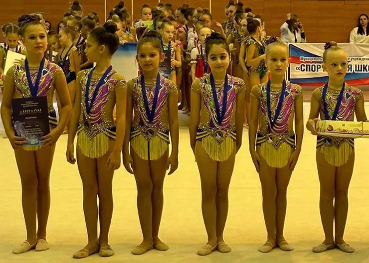 Гимнастки Кавказского района завоевали бронзовые медали на краевом турнире