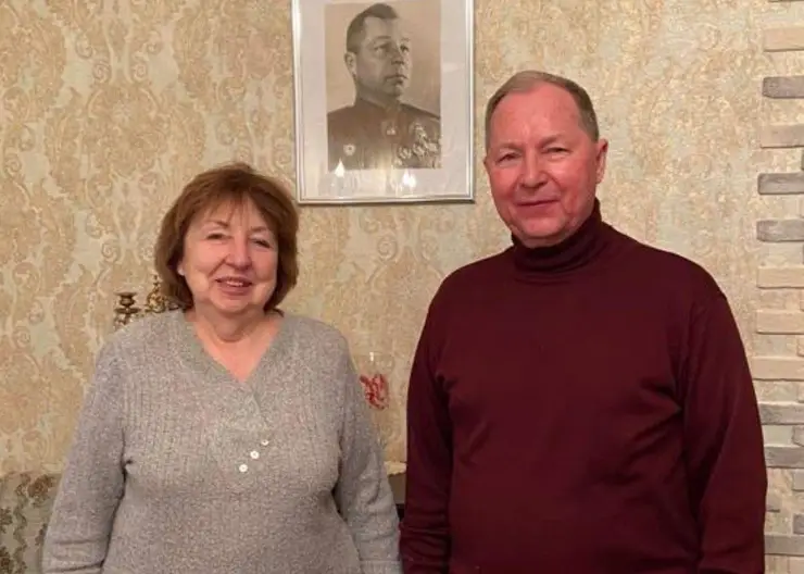 Наш земляк Александр Ноженко побывал в гостях у дочери Героя Советского Союза Николая Симоняка