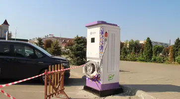 В Кропоткине установили уличную электрозаправку