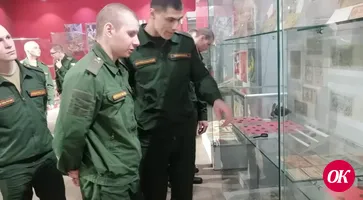 В музее Кропоткина военнослужащие познакомились с археологической коллекцией