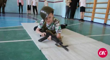 Ученики школы №17 Кропоткина стали участниками военизированной эстафеты